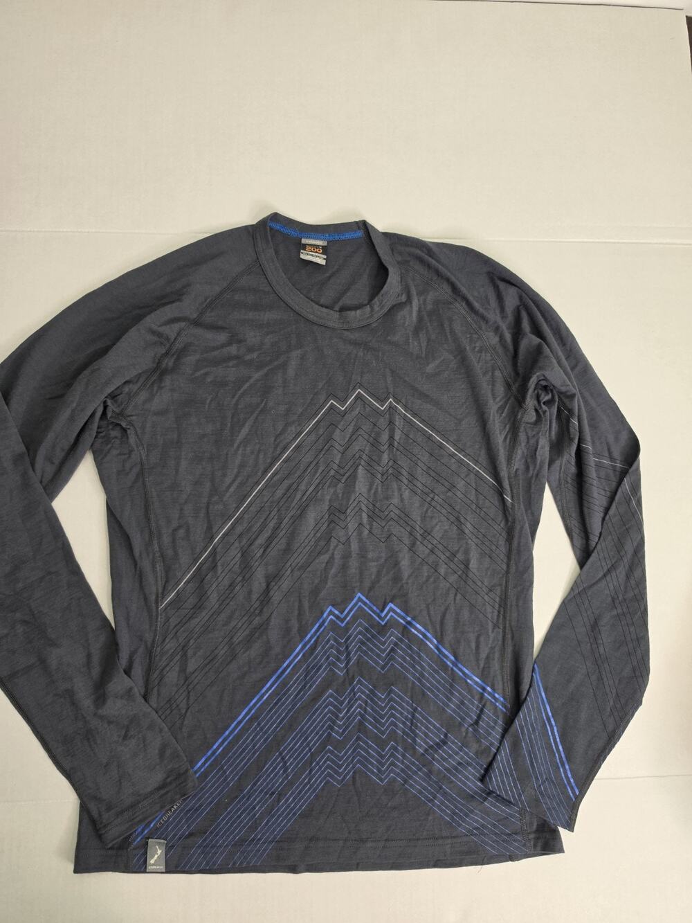 Icebreaker Bodyfit 200 Merino Base Layer Mens XL 100% Merino Wool Long Sleeve